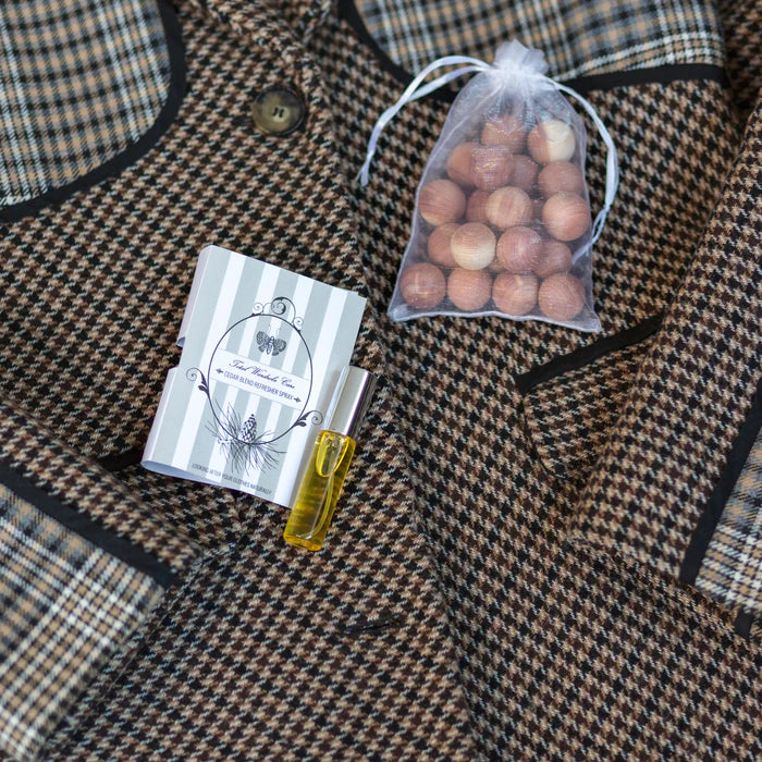 Moth Repellent Canada Red Cedarwood Balls and Spray