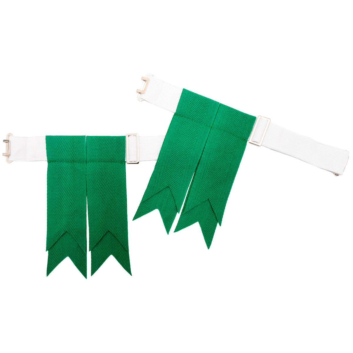 Ancient Green 100% Pure New Wool Kilt Flashes