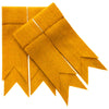 Gold 100% Pure New Wool Garter Flashes