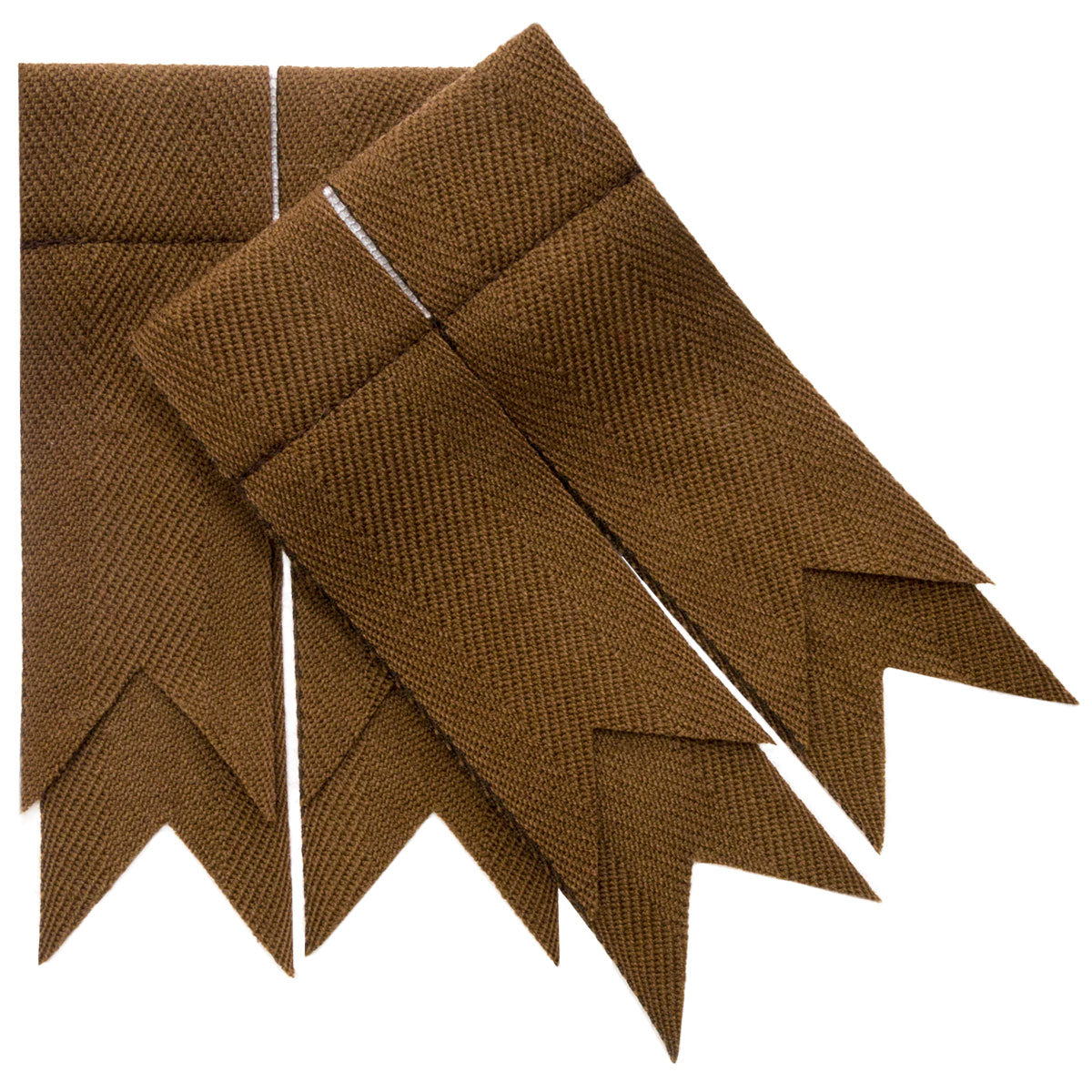 Weathered Green 100% Pure New Wool Kilt Flashes