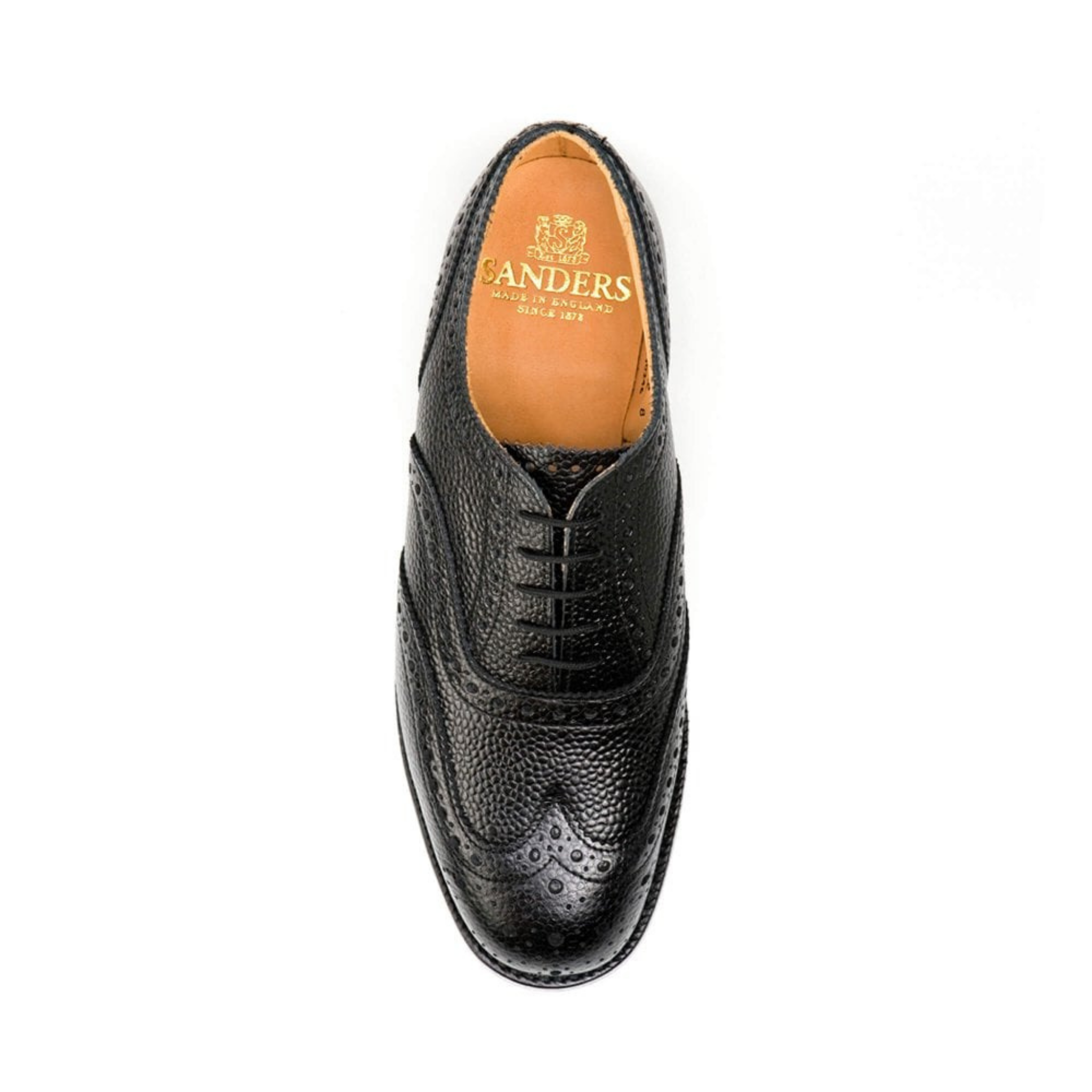 Sanders | Braemar | Black Grain Highland Brogue