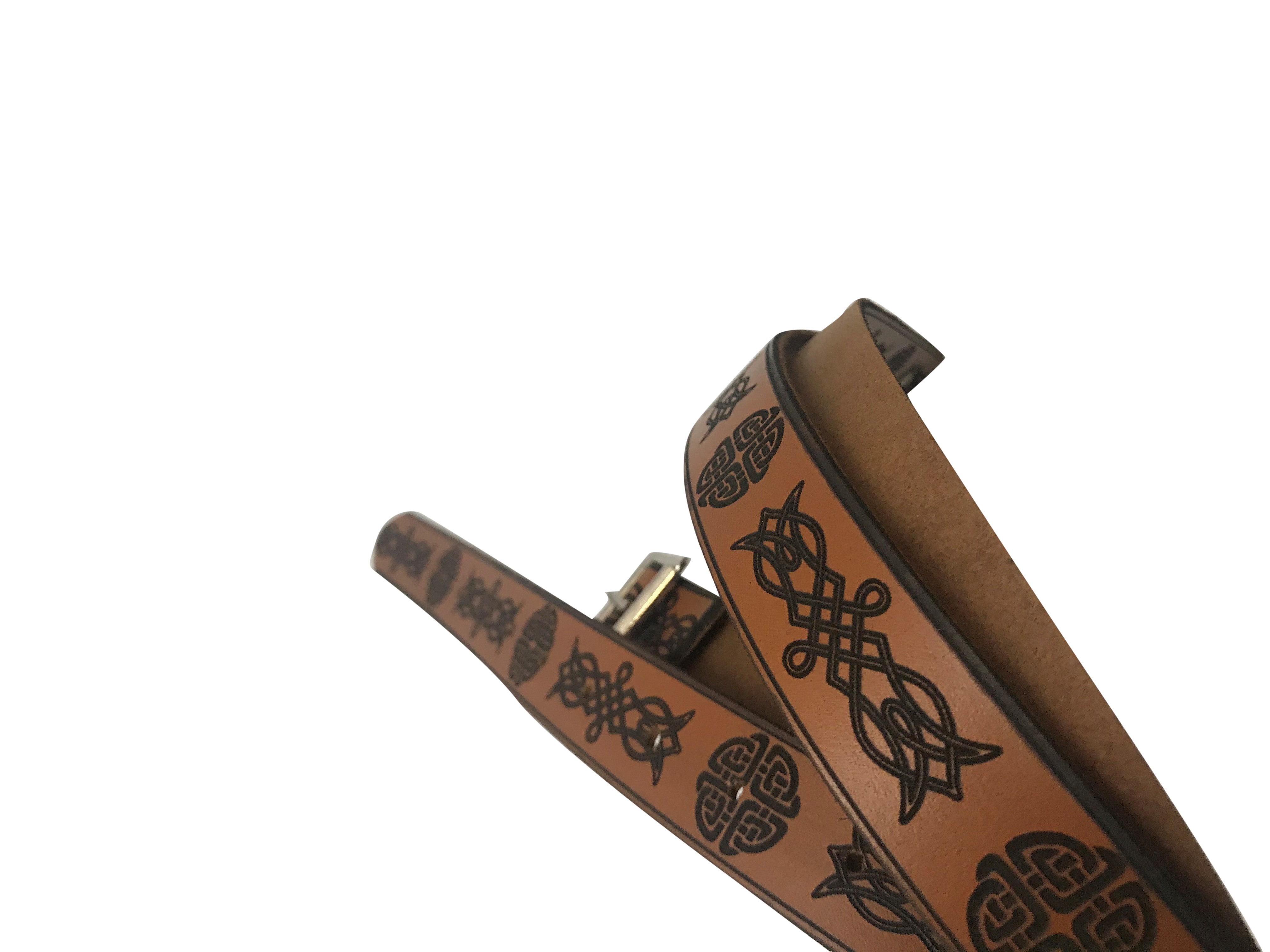 Celtic Design Leather Sporran Strap