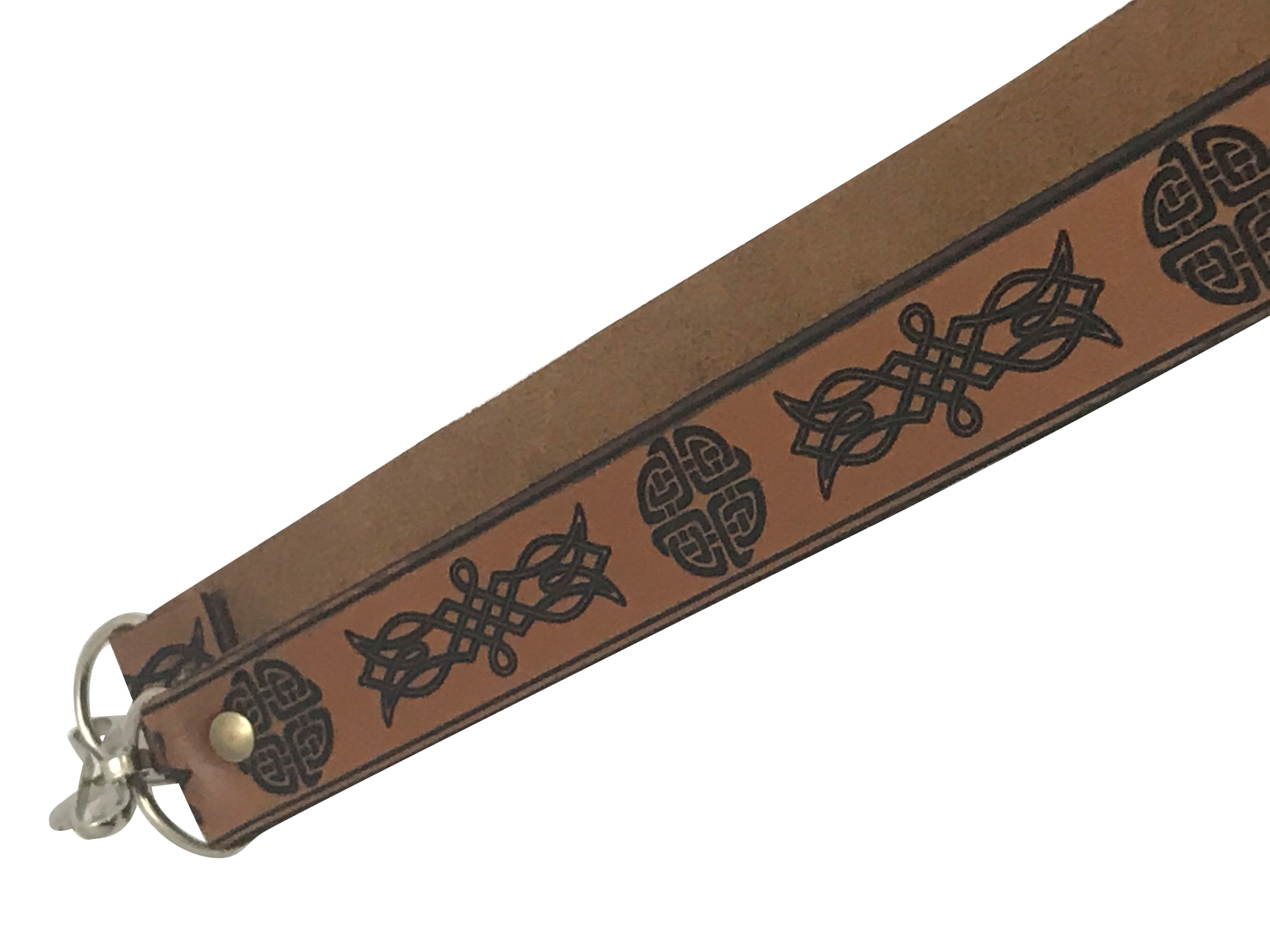 Celtic Design Leather Sporran Strap